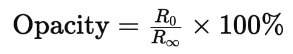 Opacity Calculation